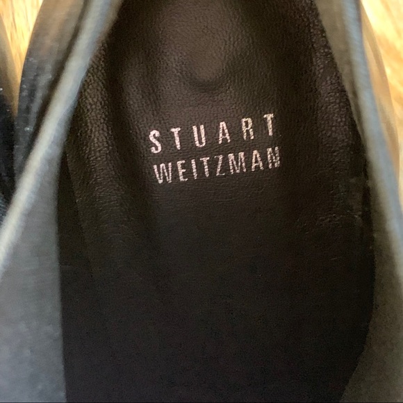 Stuart Weitzman Leather High Heel Booties - Picture 5 of 10